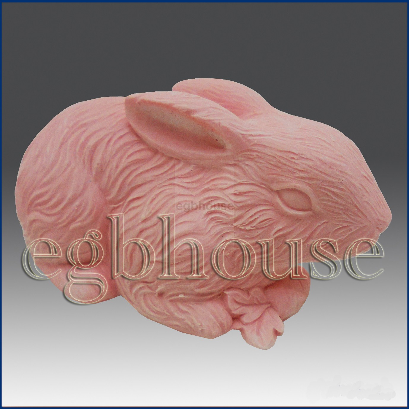 Cuddly Bunny Rabbit  - 3D Soap and Candle Mold