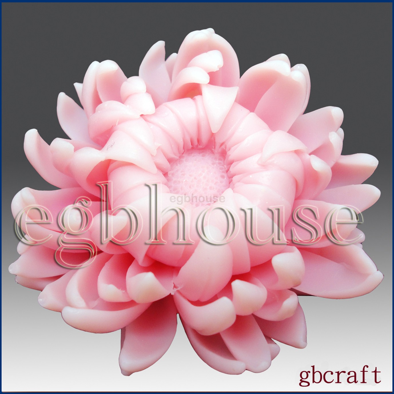 Fancy Chrysanthemum - 3D Glycerine Soap Mold