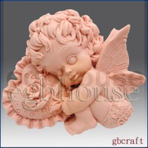 Valentine Angel Boy set2 - Detail of high relief sculpture