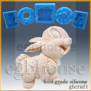 Funny Bunny - Detail of high relief sculpture - Food grade